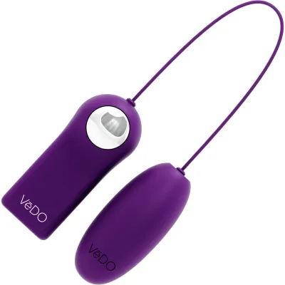 AMI Remote Control Silicone Vibrating Bullet By VeDO Deep Purple