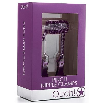 Pinch Nipple Clamps Purple