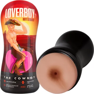 Loverboy The Cowboy Self Lubricating Anal Penis Stroker By Blush Vanilla