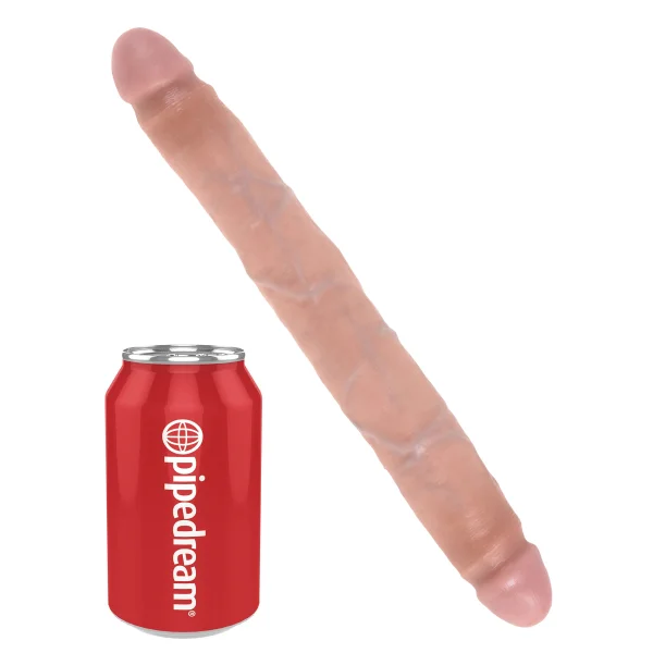 King Cock 12'' Slim Double Dildo