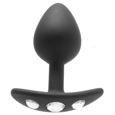 OUCH Large Diamond Butt Plug With Handle