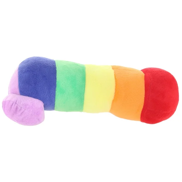 Rainbow Penis Plushie