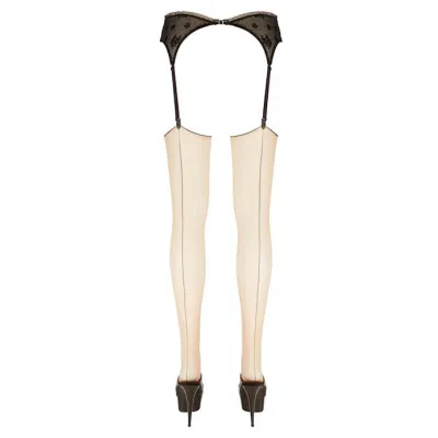 Retro Decorative Seam Stockings X small