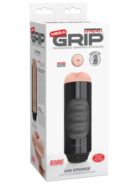 Mega Grip Vibrating Stroker Ass