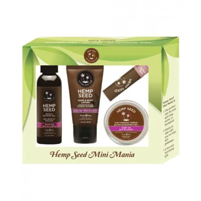 Earthly Body Hemp Seed Mini Mania Kit Skinny Dip