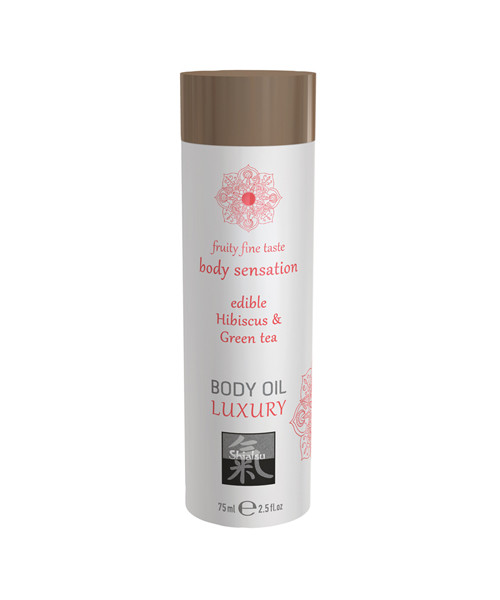 Luxury Body Oil Edible - Hibiskus & Green Tea