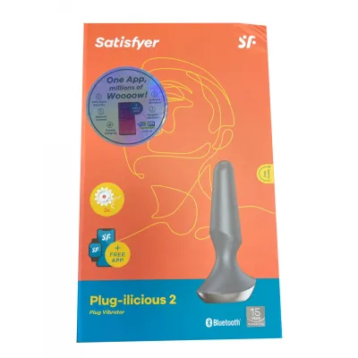 Damaged Packaging Sale Satisfyer Plug ilicious 2 Ice Blue