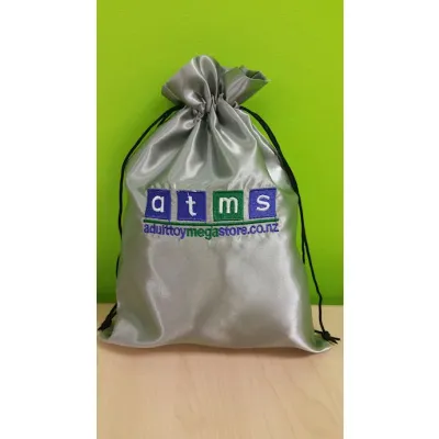 Atms Toy Storage Bag Small Silver 180mm X 250mm