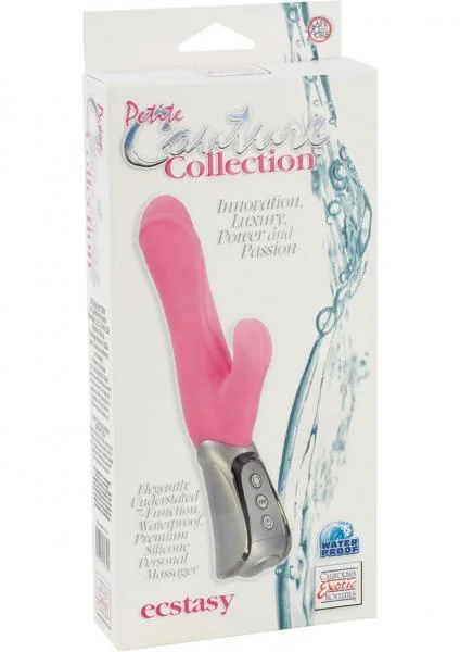 PETITE COUTURE COLLECTION ECSTASY 4.75 INCH 7 FUNCTION PERSONAL MASSAGER PINK
