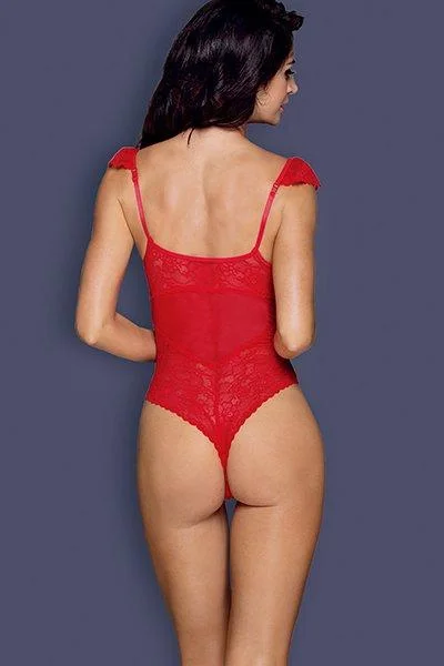 Red Lace Teddy - Three Sizes Available