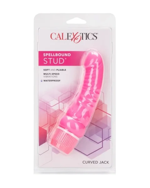 Spellbound Stud Curved Jack - Pink - 5.7 Inch