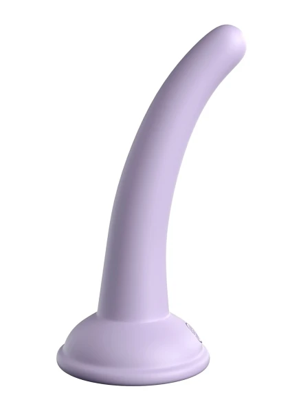 Dillio Platinum Curious Five Silicone 5" Suction Cup Dildo - Lavender
