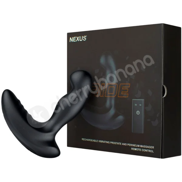 Nexus Ride Remote Control Black Prostate & Perineum Dual Motor Vibrator