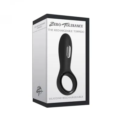 Silicone Rechargeable Torpedo Black
