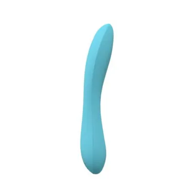 G Spot Vibrators Loveline Lust 10 Speed Flexible Vibe Sealed Silicone Rechargeable Submersible Blue