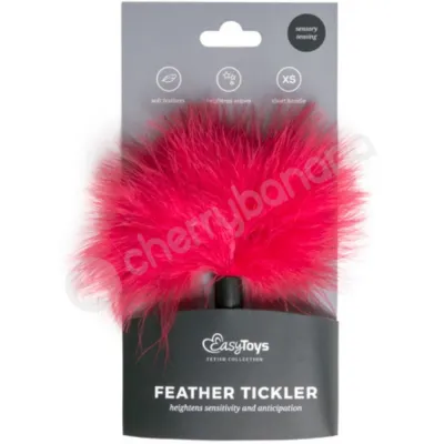 Fetish Collection Small Red Fluffy Feather Tickler