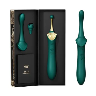 Bess Clit Massager in Turquoise Green by Zalo