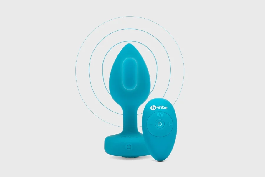 b-Vibe Vibrating Jewel Plug - S/M