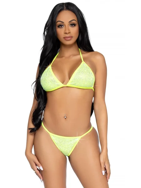 2 Pc Phoenix Bikini Set - Yellow - Large
