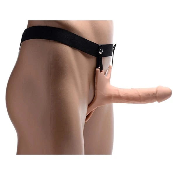 Hollow Silicone Dildo Strap-On