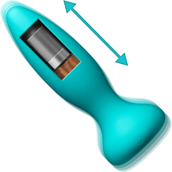 Doc Johnson A-Play Thrust Thumping Plug with Remote, 2 Sizes