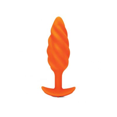 B vibe Swirl Texture Plug Orange