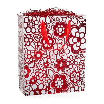 Floral gift tote