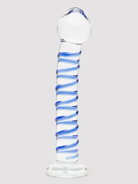 Lovehoney Pink Spiral G-Spot Sensual Glass Dildo — image 10 of 10