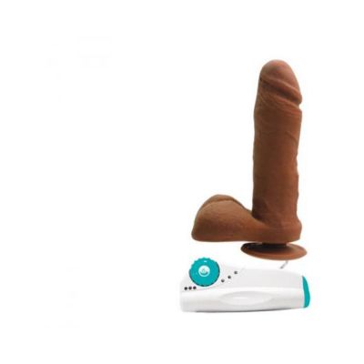 Average Joe The Carpenter Mauricio Vibrating Dildo Brown