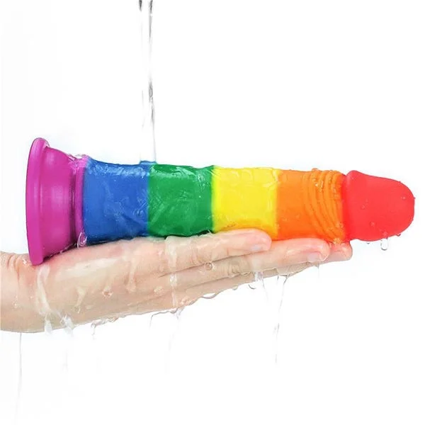 Lovetoy 7-Inch Prider Rainbow Dildo