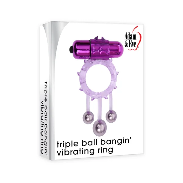A&e Triple Ball Bangin' Vibrating Ring — image 6 of 9