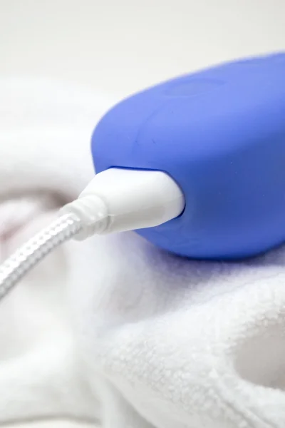 AER Silicone Rechargeable Waterproof Pressure Wave Suction Toy By Dame - Periwinkle