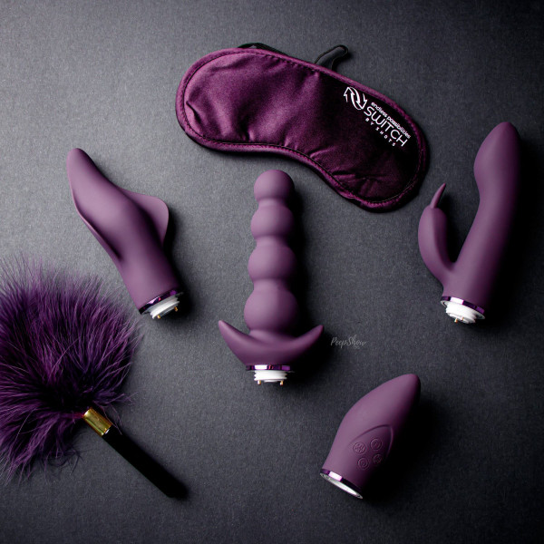 Pleasure Kit #6 Interchangeable Vibrator with 3 Attachments by Shots