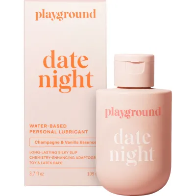 Playground Date Night Water Based Personal Lubricant 3 7 fl oz Champagne Vanilla Essence