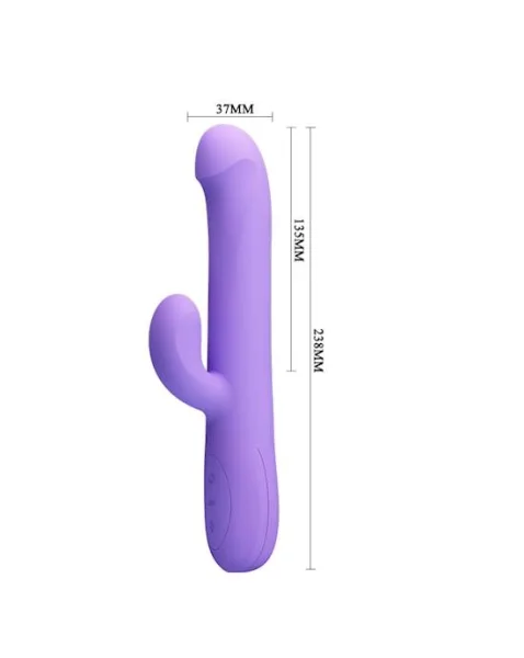 Truman Dual Action Rabbit Vibe - Purple - 9.3 Inch