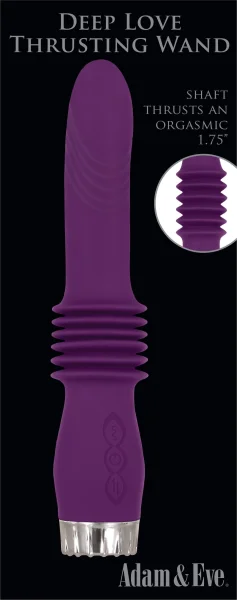 Deep Love Thrusting Wand - Plum
