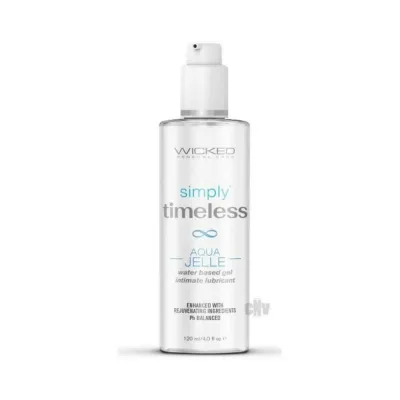 Lubricants Wicked Simply Timeless Aqua Jelle 4 Oz