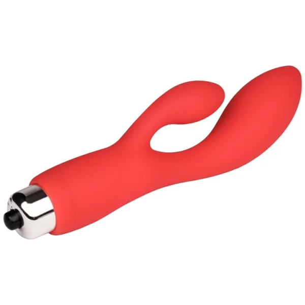 Bondara Frisky Business Red Silicone 10 Function Rabbit Vibrator — image 4 of 5