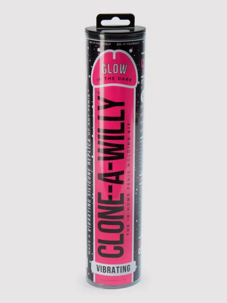Clone-A-Willy Glow In The Dark Vibrator Molding Kit Pink