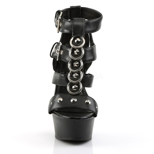 6 inches Heel, 1 3/4 inches PF Strappy T-Strap Close Back Sandal — image 2 of 4