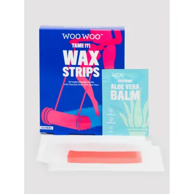 WooWoo Tame It Wax Strips 20 Strips