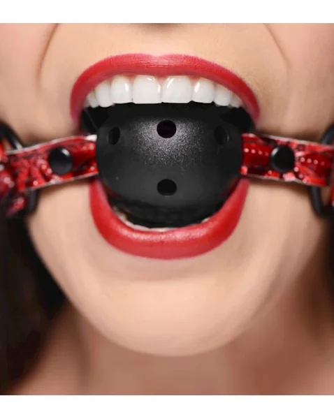 Crimson Tied Breathable Ball Gag