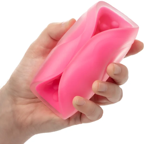 The Gripper Beaded Grip Open Sleeve Masturbator