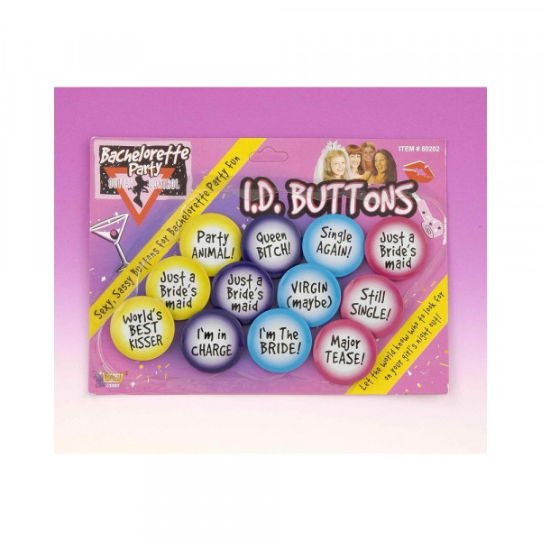 Bachelorette Id Button Set (12)