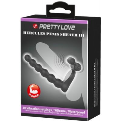 Hercules Penis Sheath III Black