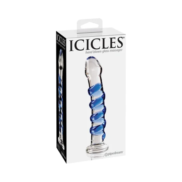Icicles No 5 Glass Dong 7 Inches Clear