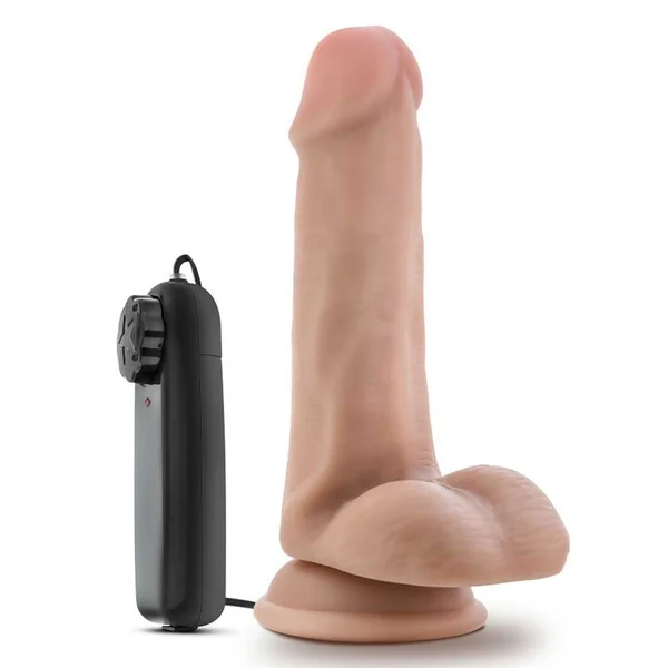 Dr. Skin Realistic 6 Inch Dr. Rob Vibrating Suction Anal Dildo with Balls by Blush Novelties — image 2 of 7