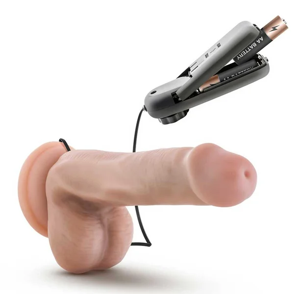 Dr. Skin Realistic 6 Inch Dr. Rob Vibrating Suction Anal Dildo with Balls by Blush Novelties — image 5 of 7