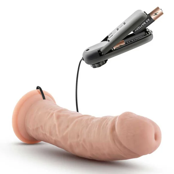 Dr. Skin Thick 8 Inch Dr. Joe Vibrating Suction Anal Dildo by Blush Novelties — image 5 of 7