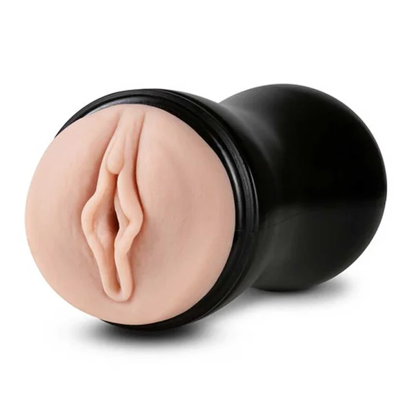 M for Men Self Lubricating Soft and Pleasure Ridge Pussy Vanilla by Blush Novelties — image 2 of 5